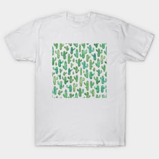 Cacti Pattern T-Shirt